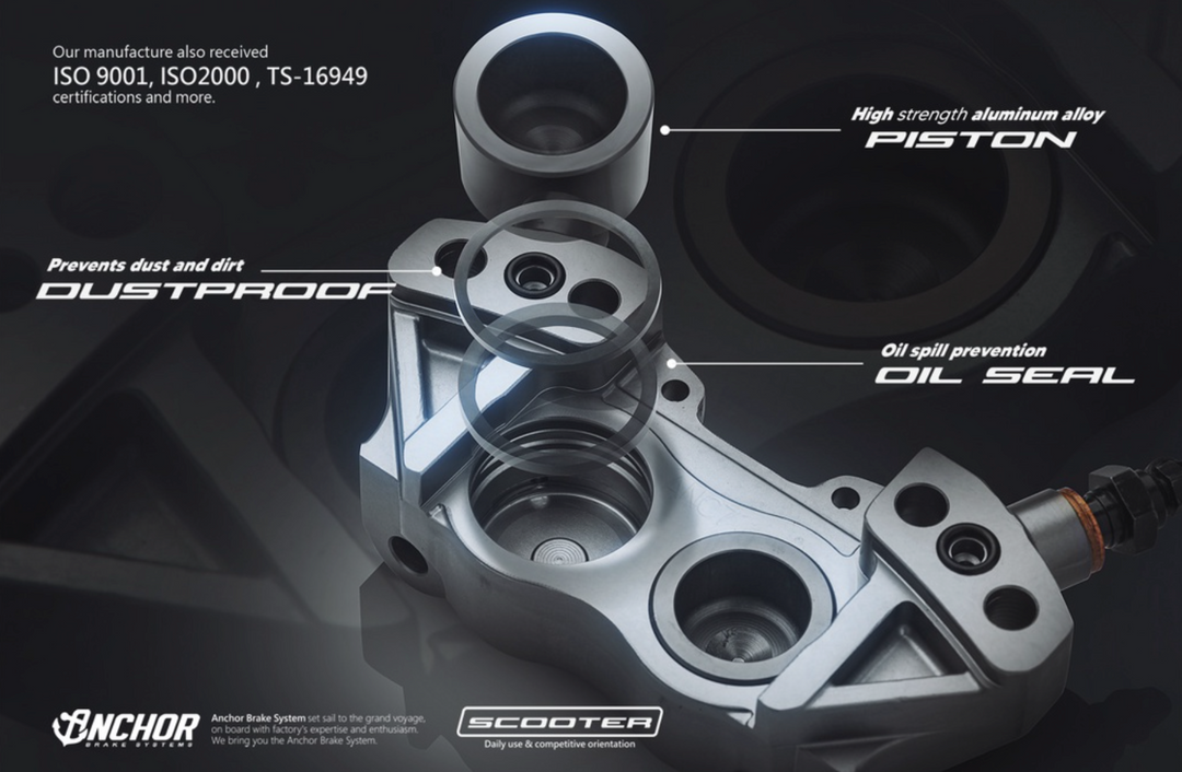 ANC-9 Radial 4 Piston Caliper Pitch
