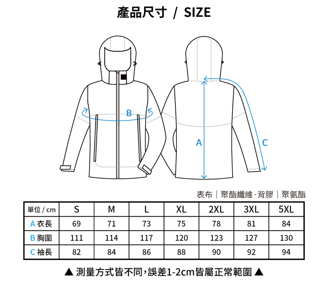 SUPERNOVA Breathable Rain Jacket