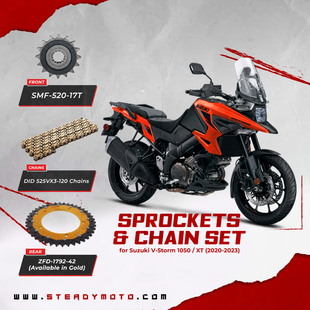 ZF Sprockets & DID Chain Set for SUZUKI V-Storm 1050 / XT (2020-)