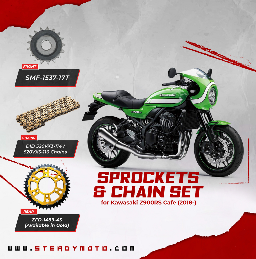 ZF Sprockets & DID Chain Set for KAWASAKI Z 900 RS Cafe (2018-)