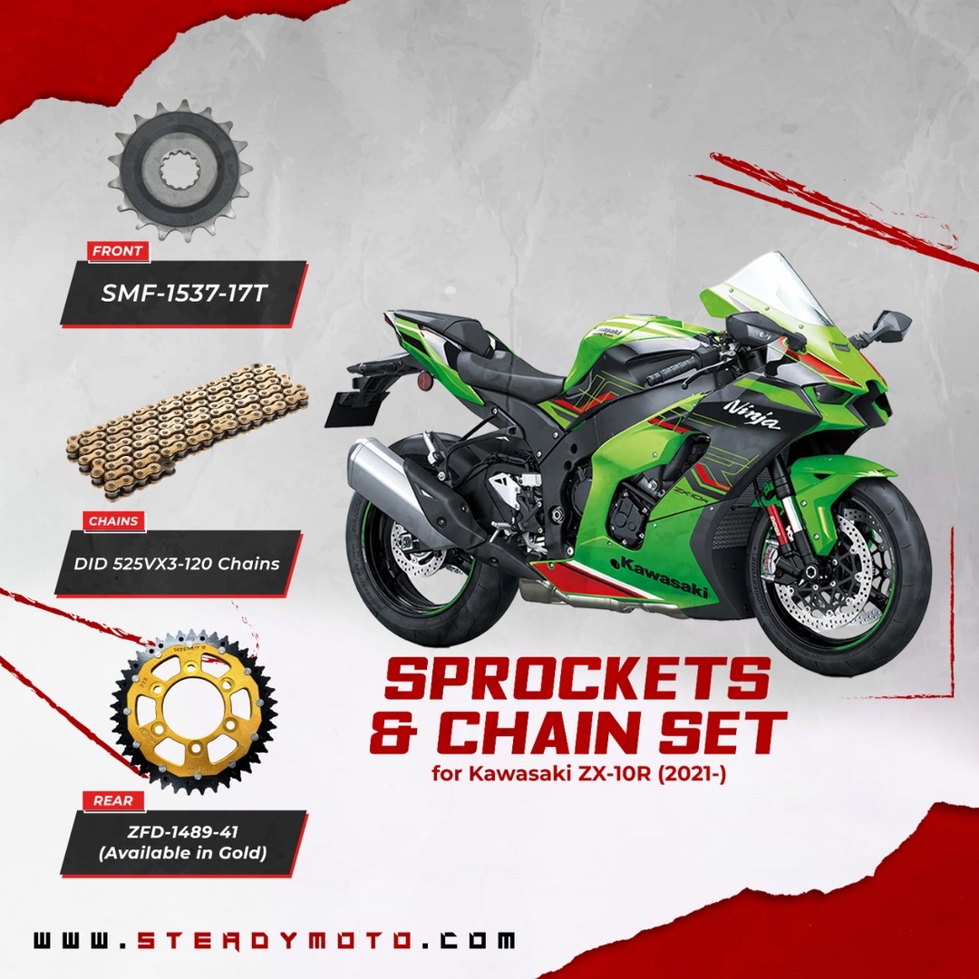 ZF Sprockets & DID Chain Set for KAWASAKI ZX-10R (2021-)