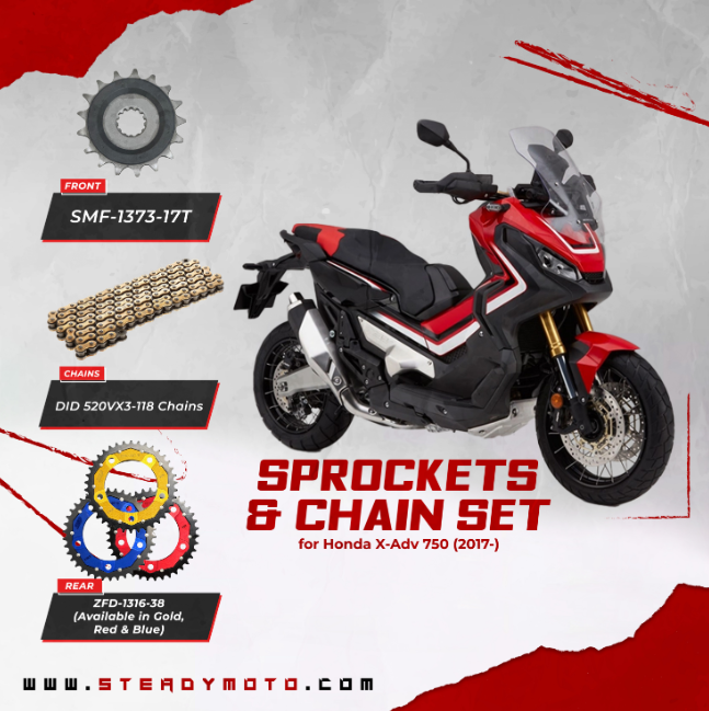 ZF Sprockets & DID Chain Set for HONDA X-ADV 750 (2017-)