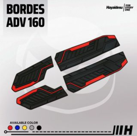 HAYAIDESU Step Floor Boardrest for HONDA ADV 160 (2022-)