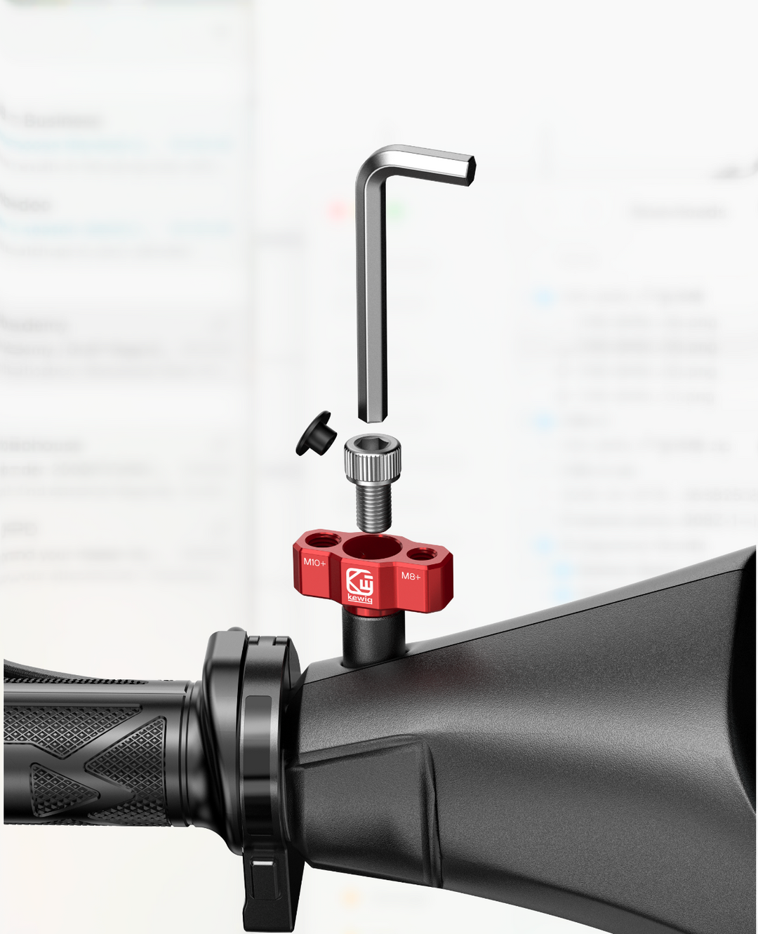 KEWIG Rear-View Mirror Extension Base