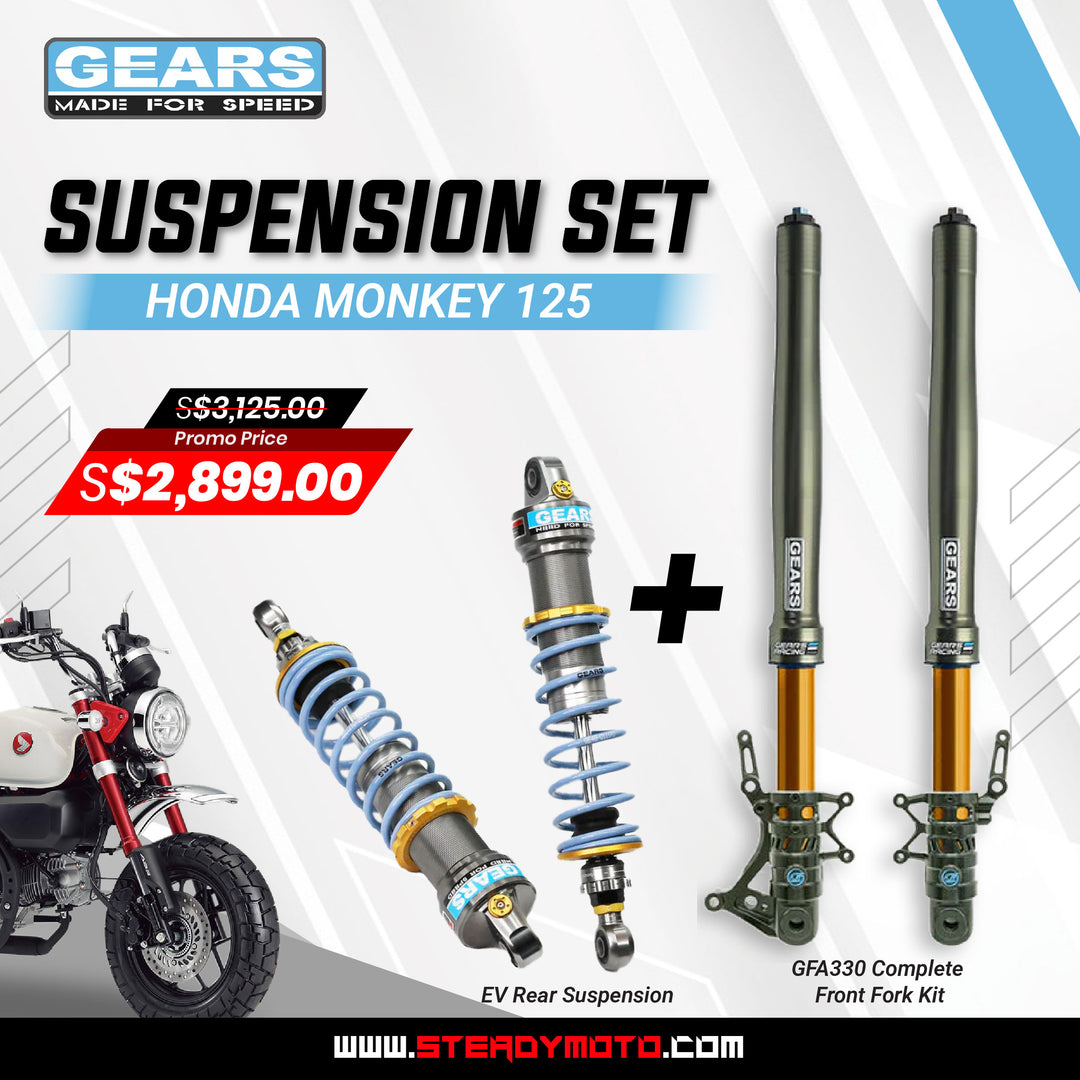 GEARS Racing Suspension Set for Monkey 125 (2022-)