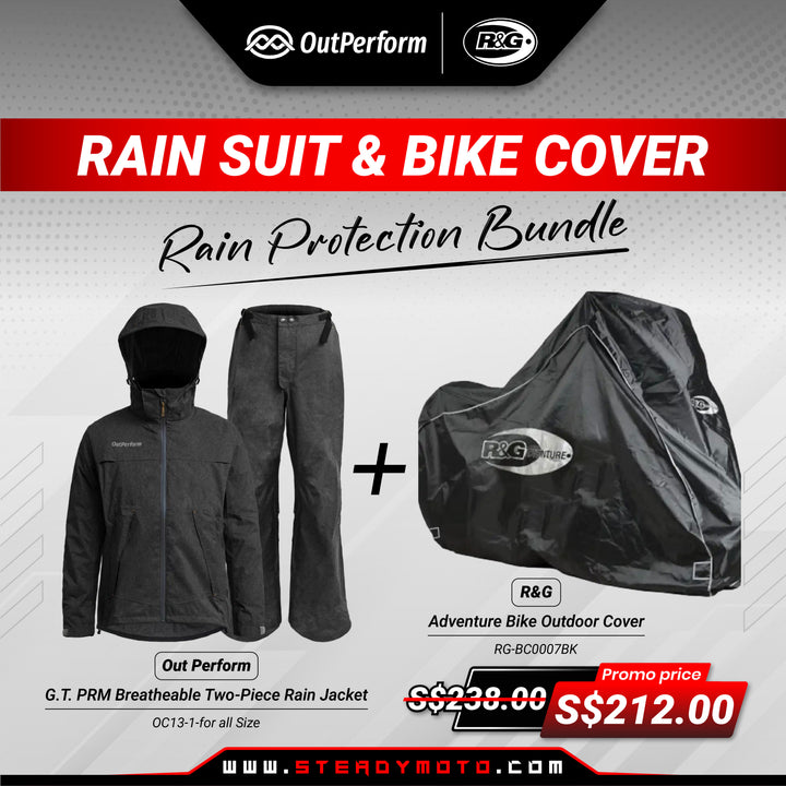 Rain Protection Bundle - G.T. PRM Breatheable Two-Piece Rain Jacket