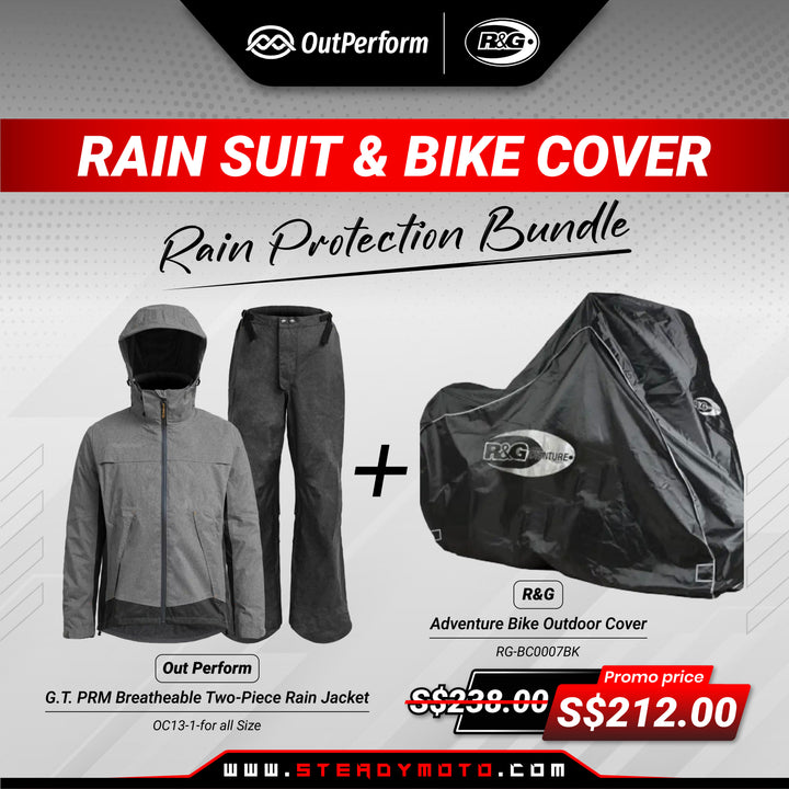 Rain Protection Bundle - G.T. PRM Breatheable Two-Piece Rain Jacket