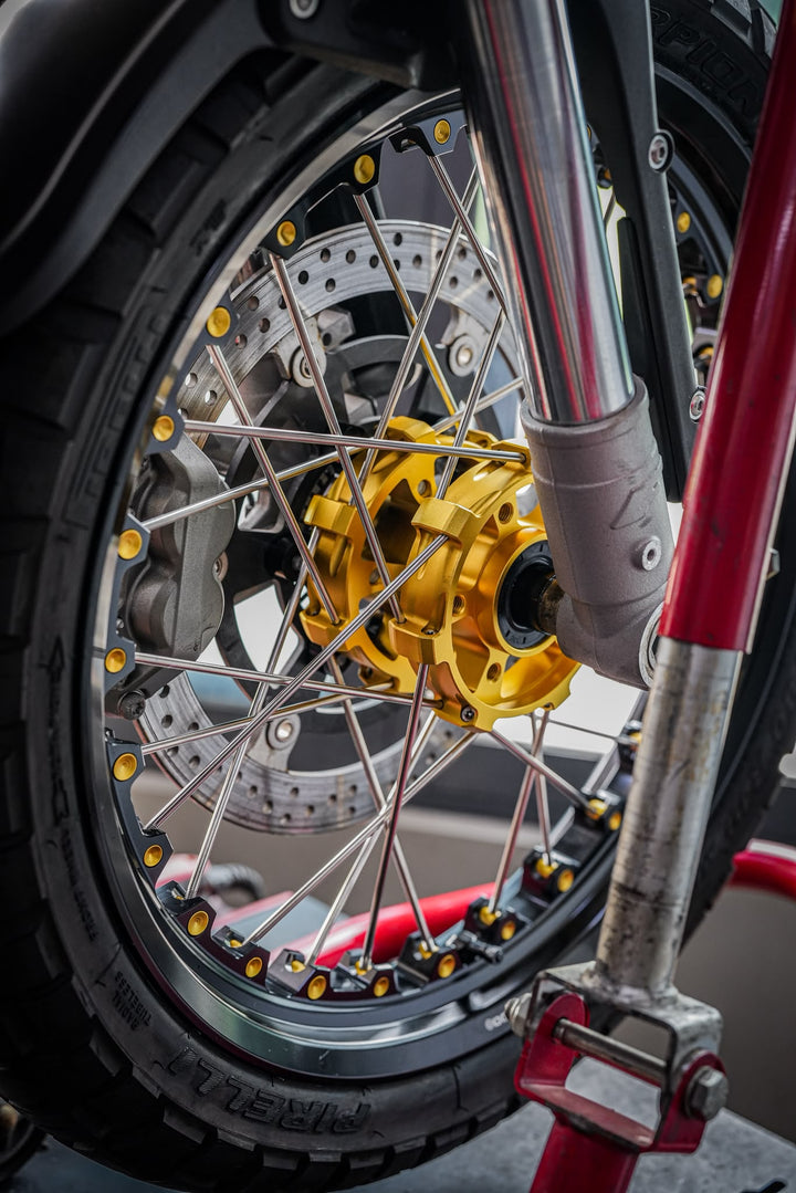 DOUBRO Wire Spoked For Tubeless Rims for FANTIC Caballero 700 Scrambler