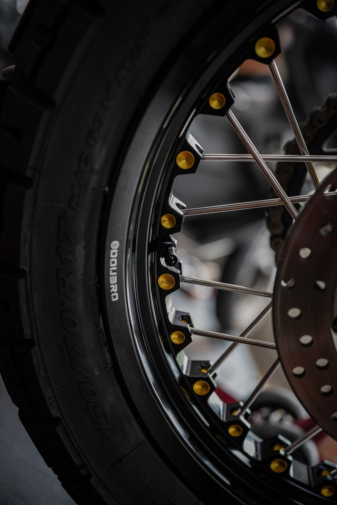 DOUBRO Wire Spoked For Tubeless Rims for FANTIC Caballero 700 Scrambler