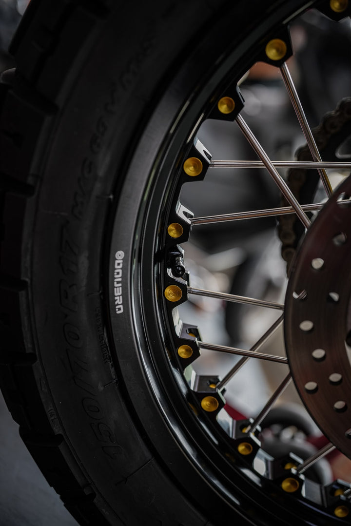 DOUBRO Wire Spoked For Tubeless Rims for FANTIC Caballero 700 Scrambler