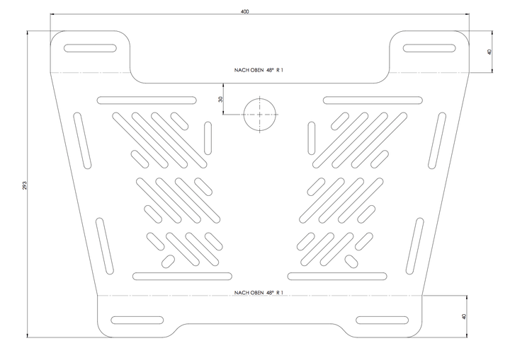 Rear Enlargement Rack for Combination with SideCarrier for BMW R 1300 GS (2023-)