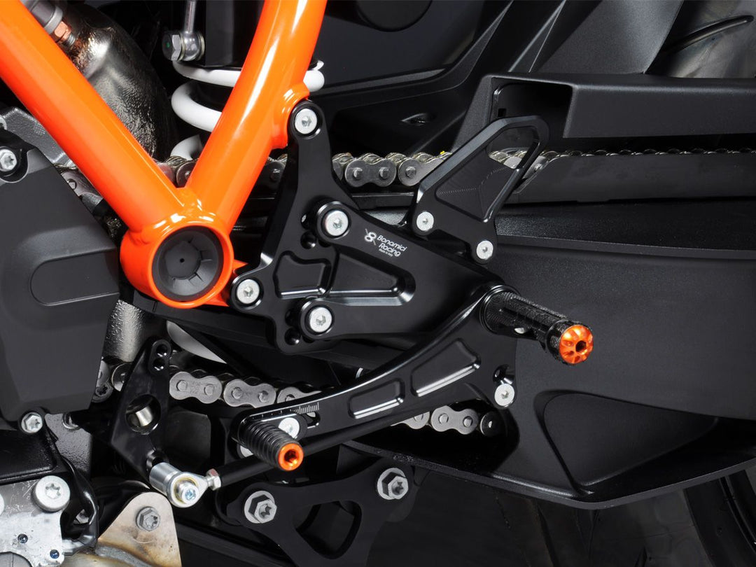 Duke 390 Rearsets Adjustable Rearsets for KTM 1290 Super Duke R / RR (2021-2023) – SteadyMoto
