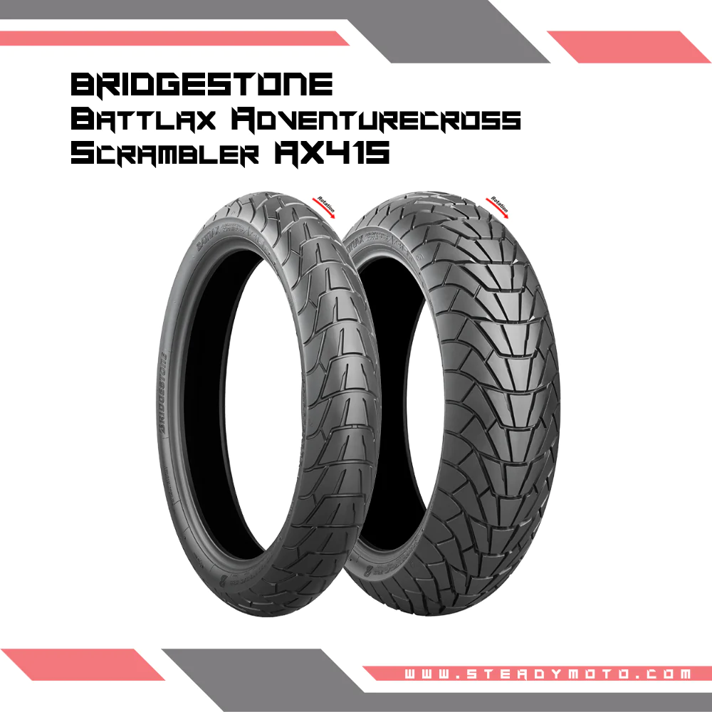 BRIDGESTONE Battlax ADVENTURECROSS Scrambler AX41S Bundle - F17/R15