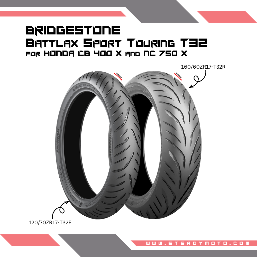 Bridgestone Battlax Sport Touring T32 Bundle - F17/R17