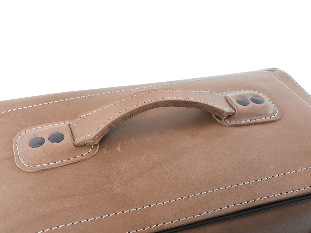 Buffalo Leather Bag Set BROWN for C-Bow Holder