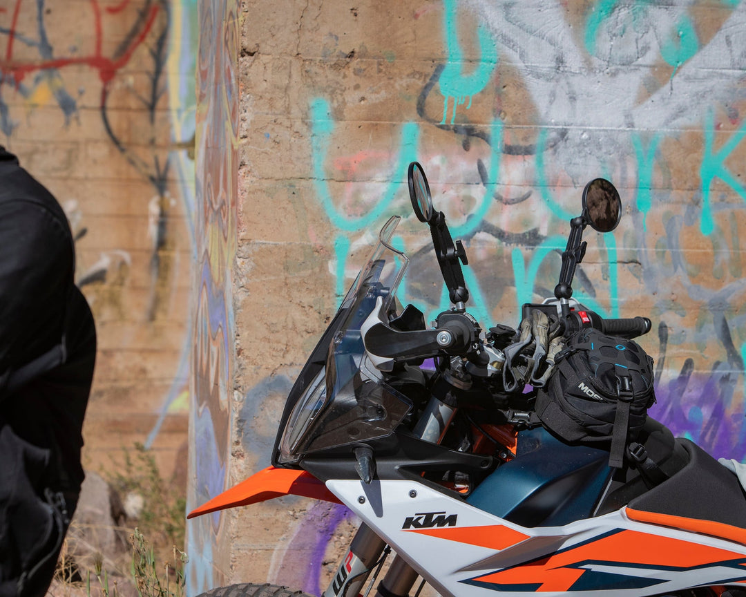 Dual Sport Mirror with Doubletake Arm Set