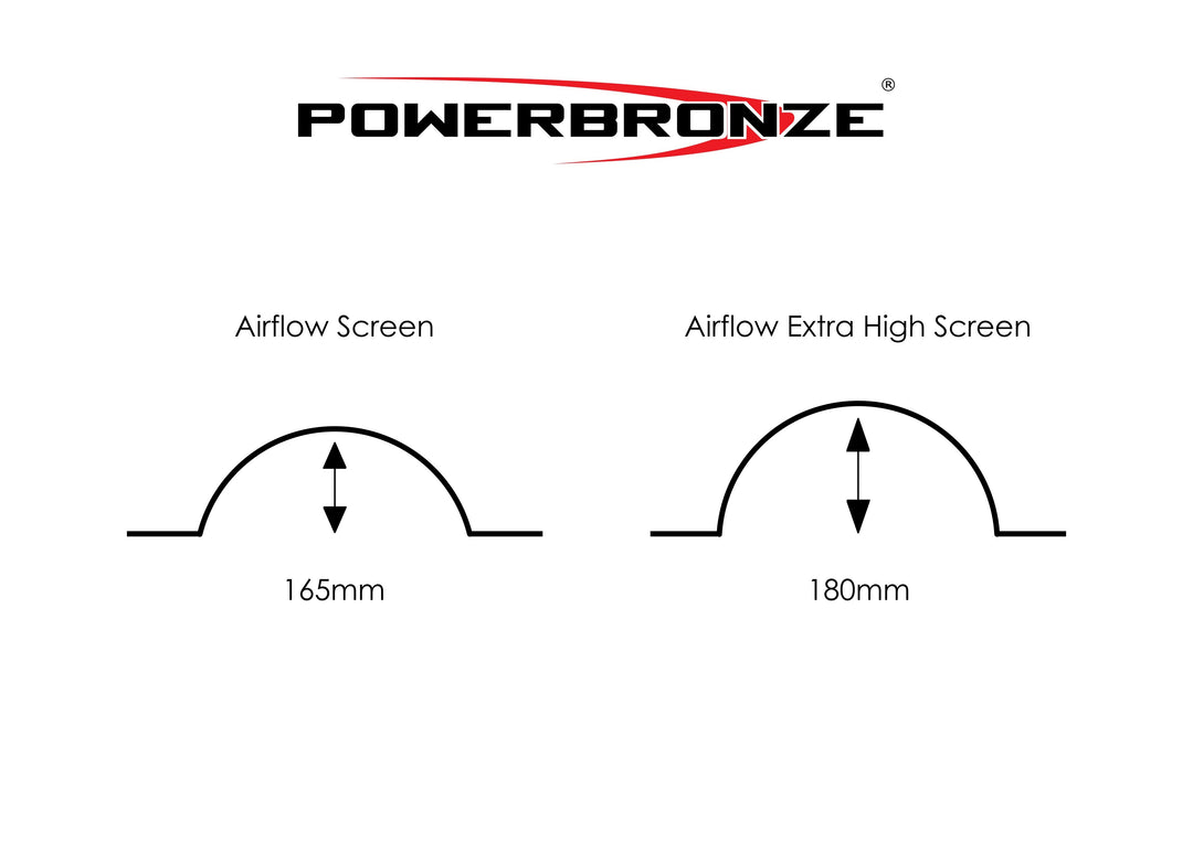 Airflow Screen (Extra-High Bubble 190mm) for SUZUKI GSX 1300 R Hayabusa (2008-2019)