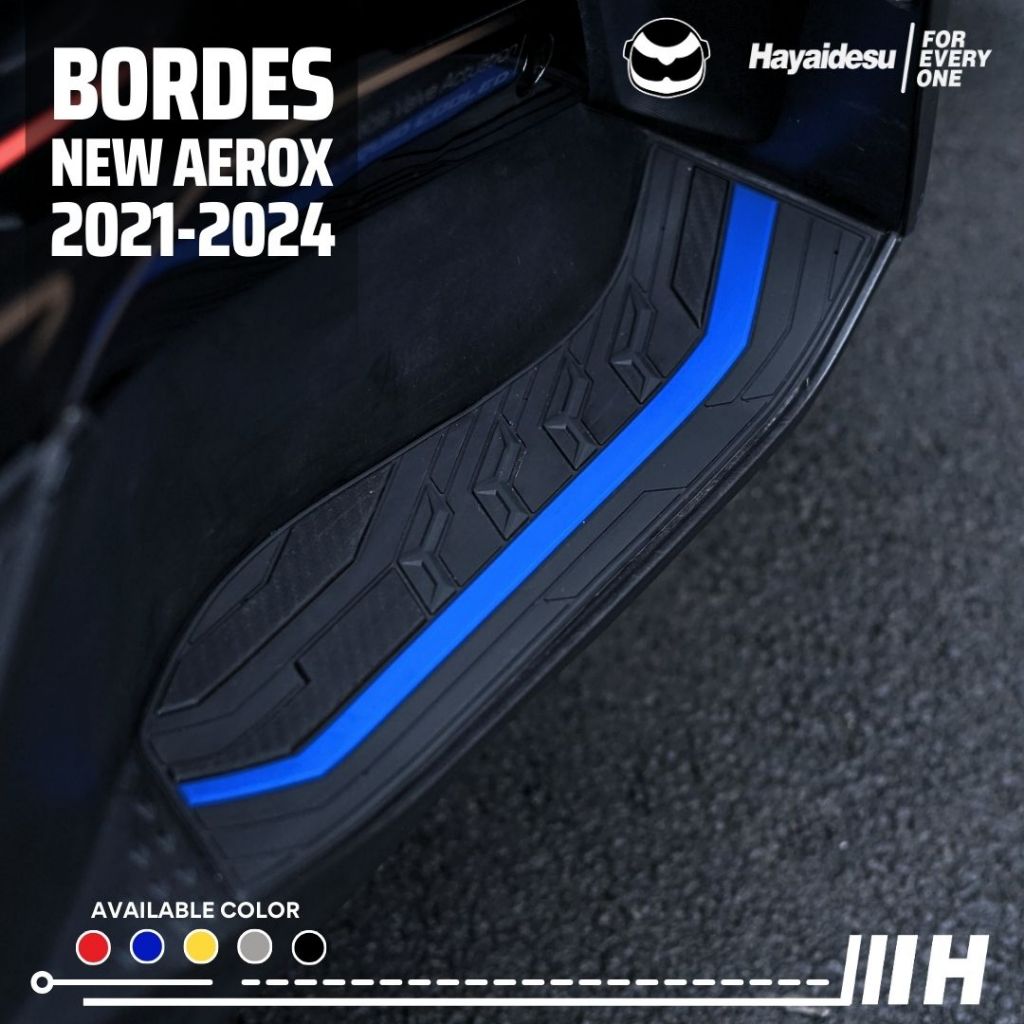 HAYAIDESU Step Floor Boardrest for YAMAHA Aerox 155 (2021-)