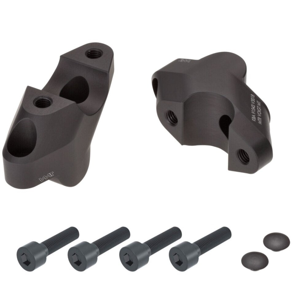 Handlebar risers 30 mm with offset 18 mm for KTM 125/250/390 Duke & 390 Adv