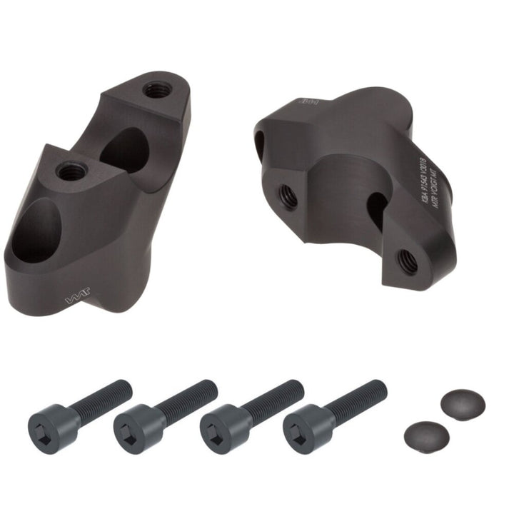 Handlebar risers 30 mm with offset 18 mm for KTM 125/250/390 Duke & 390 Adv