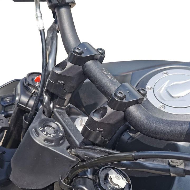 Handlebar risers 30 mm with offset 18 mm for KTM 125/250/390 Duke & 390 Adv