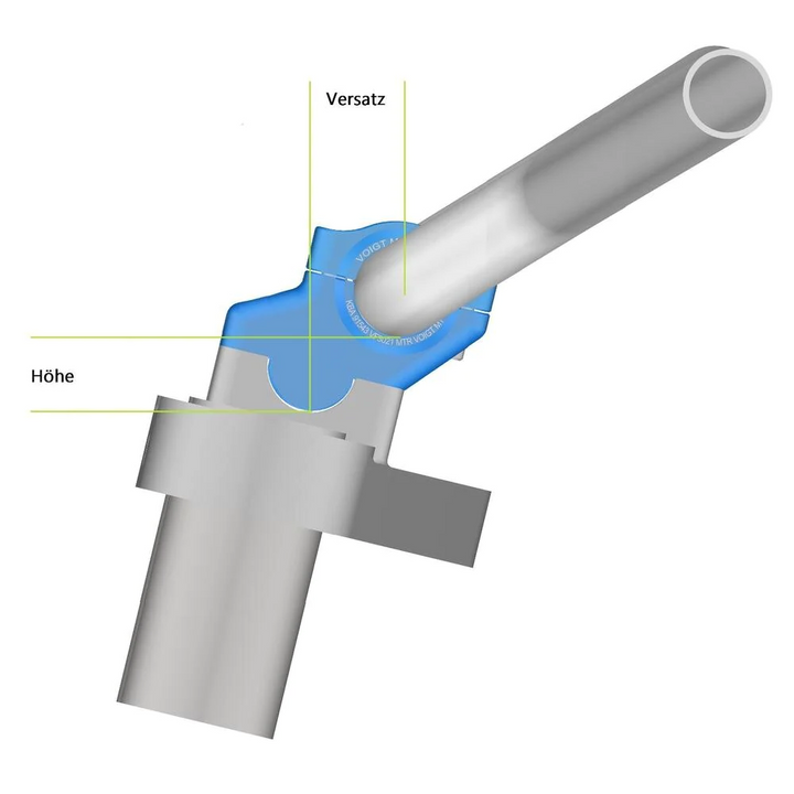 Handlebar Riser 30mm with 19mm Offset for KTM Adv & Duke Series