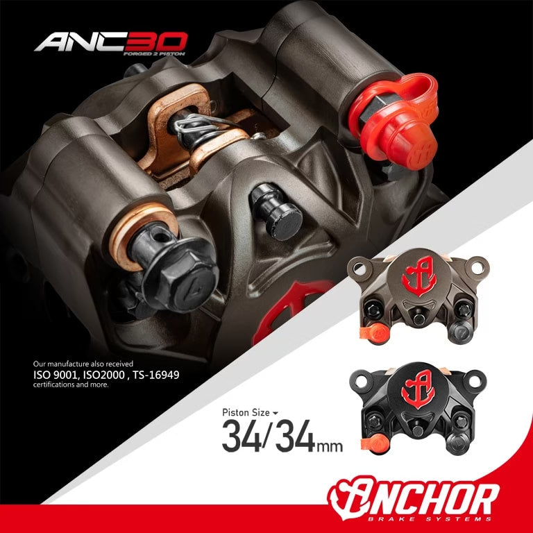 ANC-30 Axial 2 Piston Forged Calliper
