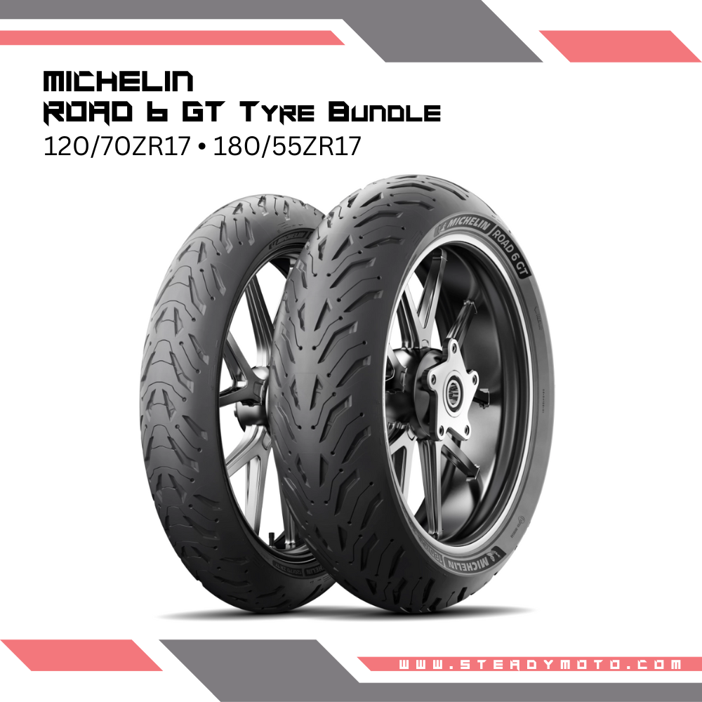MICHELIN Road 6 GT Tyre Bundle - F17/R17
