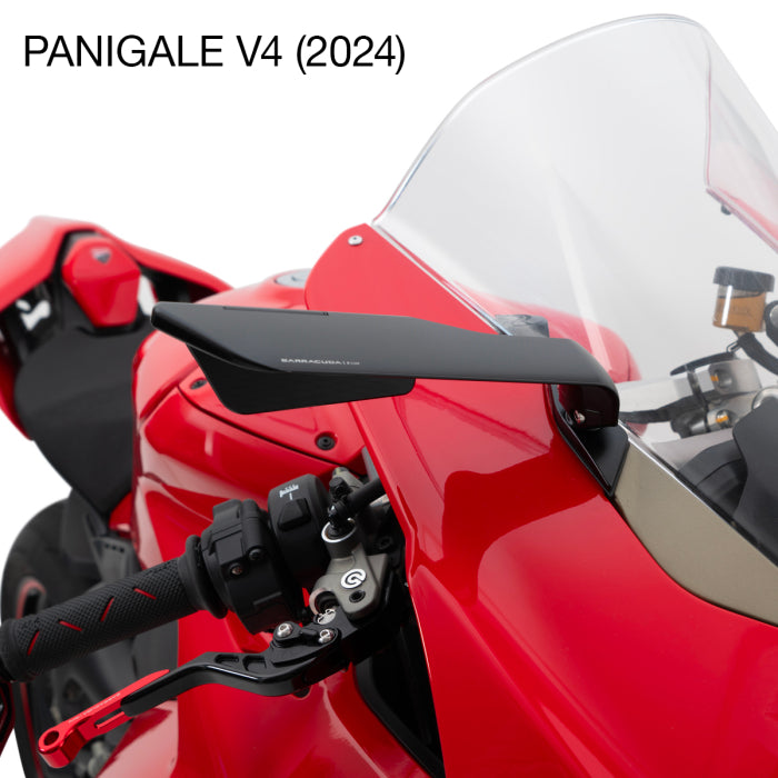 SKIN AIR Mirror Adapters [pair] for DUCATI Panigale V4 (2020-2024)