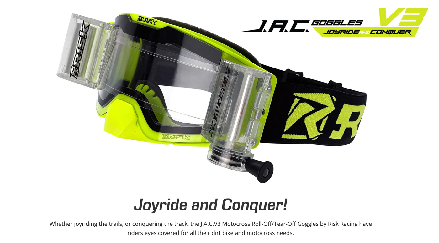 J.A.C V3 MX Goggle Roll-Off Ripper Mega Combo Kit