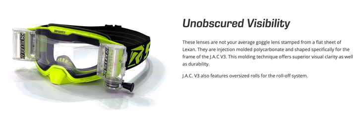 J.A.C V3 MX Goggle Roll-Off Ripper Mega Combo Kit