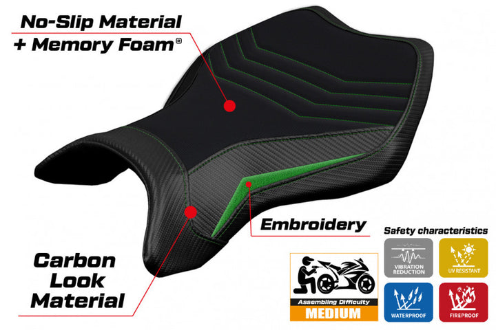 MadMax Comfort System Seat Cover for KAWASAKI Ninja H2 R (2015-2024)