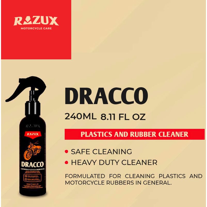 Razux DRACCO Plastic and Rubber Cleaner