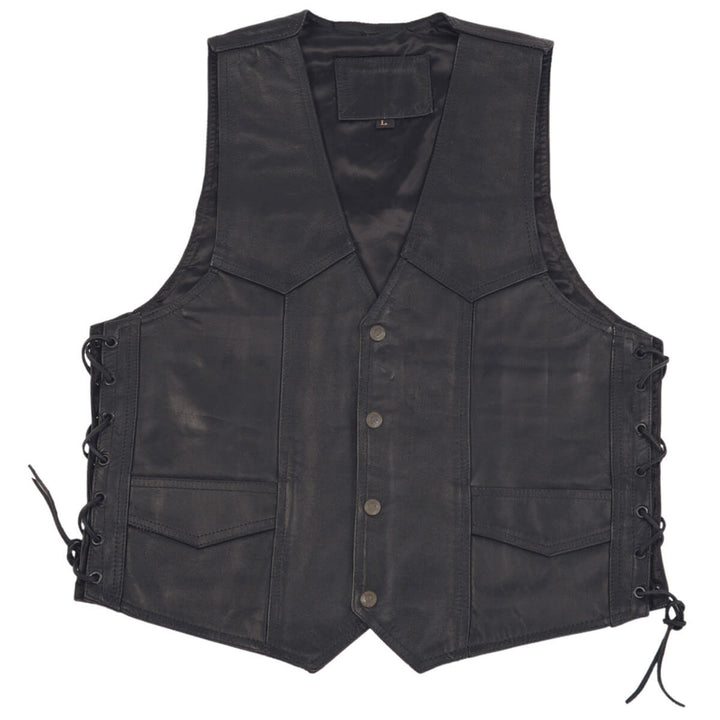 MODEKA Leather Vest 1653