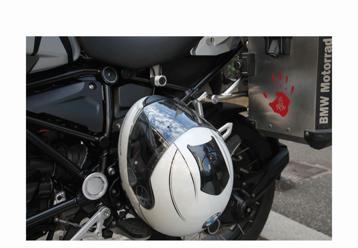 Locking System for Helmets with BMW Lock for R 1200/1250 GS/A LC