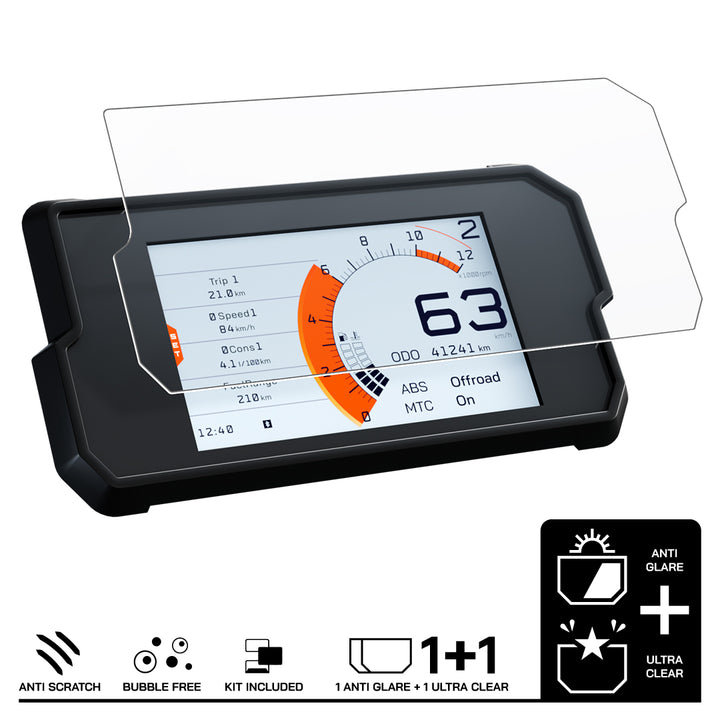 Dashboard Screen Protector - KTM Duke 125 /200 / 390 2017+/ 790 Adv 2019+/ 390 Adv 2020+/ 890 Adv 2021-