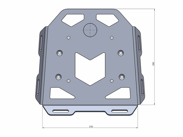 Minirack Soft Luggage Rear Carrier for HONDA MSX 125 Grom (2021-)