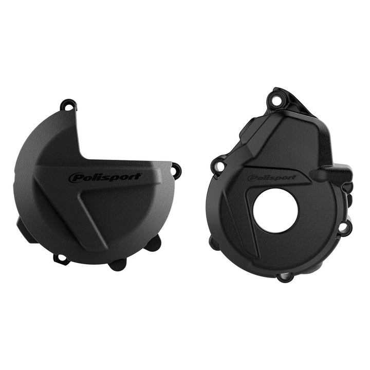 POLISPORT Clutch & Ignition Cover Protector Kit for selected KTM & HUSQVARNA Dirt BIke Models