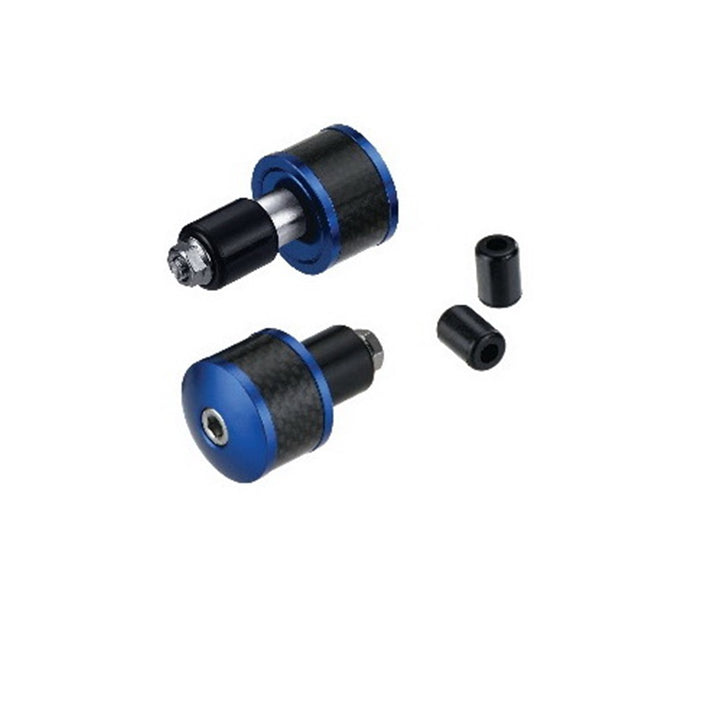 Bar End Caps with Carbon Inlay for Steel & Alloy Handlebar