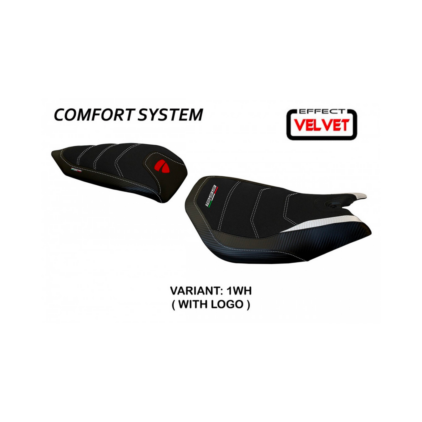 Leiden Velvet Comfort System Seat Cover for DUCATI Panigale 1299 (2015-2018)