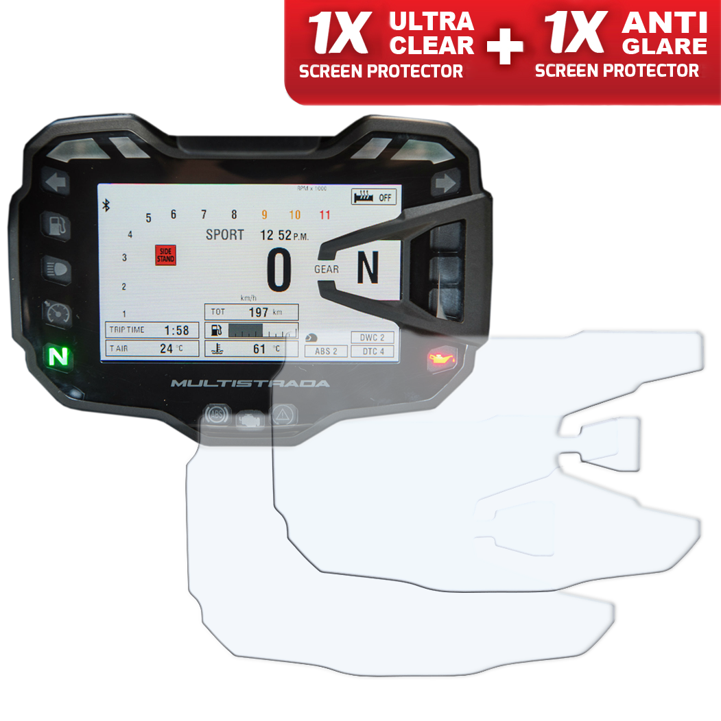 Dashboard Screen Protector - Ducati Multistrada 950/ 1200/ 1260 & V2(S)