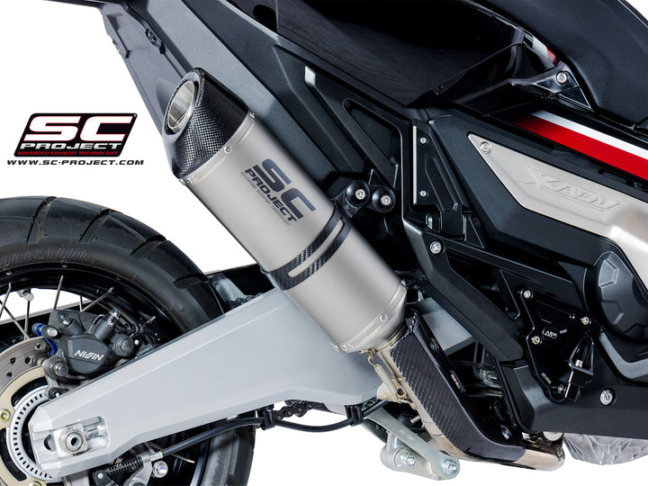 HONDA X-ADV750 SC1-R Titanium Slip-On Exhaust