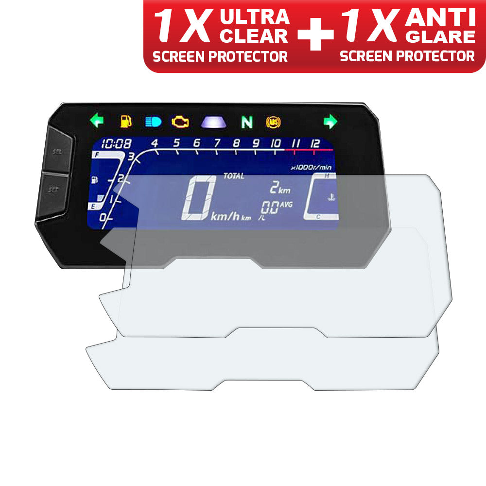 SpeedoAngels Protezione Schermo Per Cruscotto Honda CB1000R (2021+) - 3 Pellicole Anti-Riflesso In PET