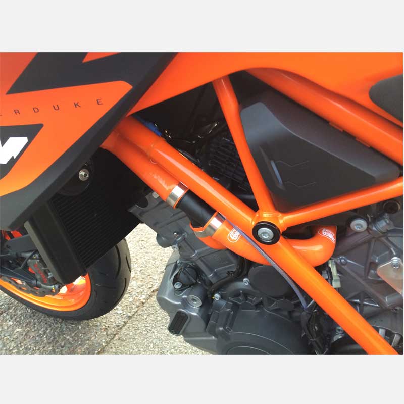 SAMCO Sport OEM Replacement Silicone Radiator Coolant Hose Kit (4-pc) for KTM 1050 / 1090 / 1190 Adv & 1290 Super Adv / Duke