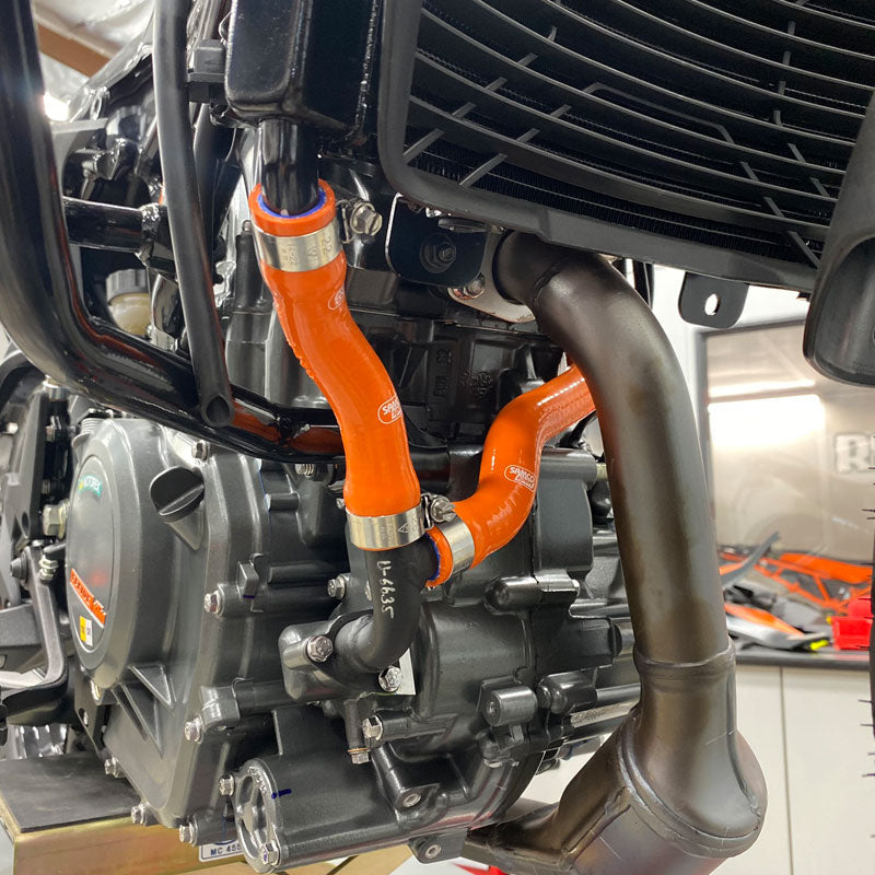 SAMCO Sport Silicone Radiator Coolant Hose Kit (4-pc) for KTM 390 Adv & 390 RC