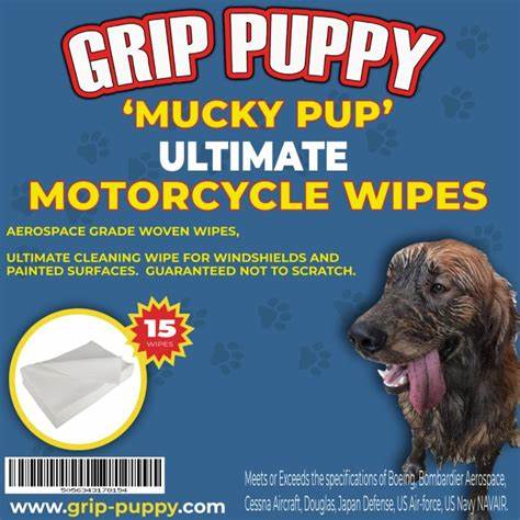Mucky Pup Ultimate Motorcycle Wipes