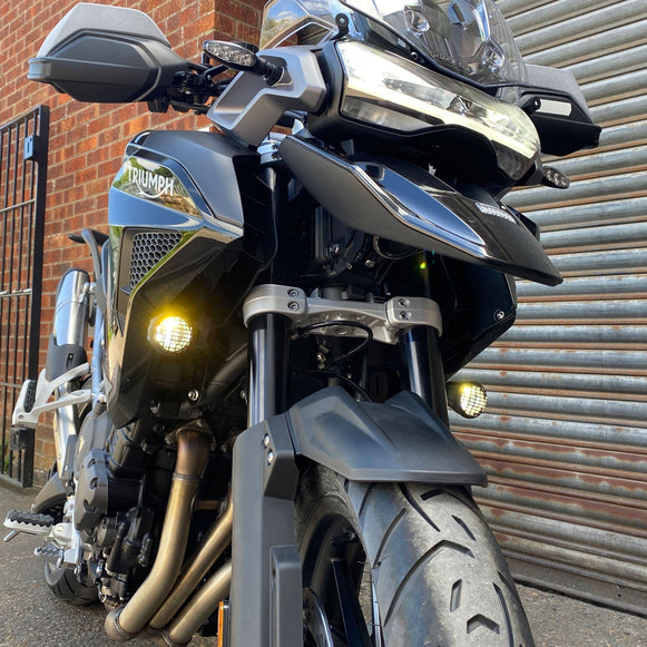 PYRAMID Auxiliary Headlight Guards for TRIUMPH Tiger 660 Sport & 1200 GT Pro / Rally Pro / GT Explorer / Rally Explorer (2022-)