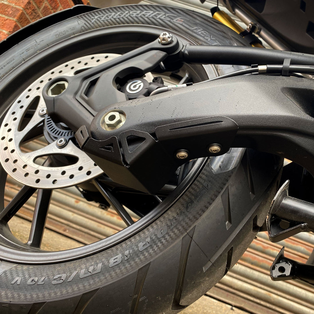 PYRAMID Swingarm Protectors for TRIUMPH Tiger 1200 GT Pro / Rally Pro / GT Explorer / Rally Explorer (2022-)