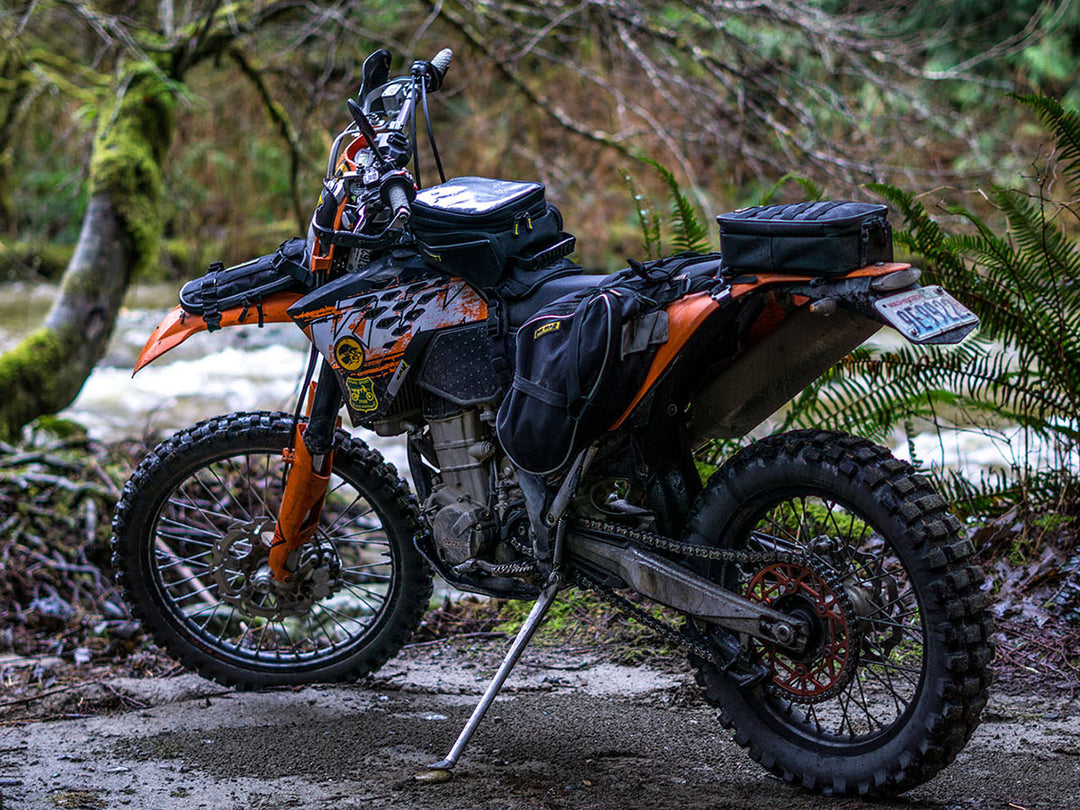 Dirt Bike Gear Bag Poromotor Dirt Bike Fender Bag, Universal Dirt