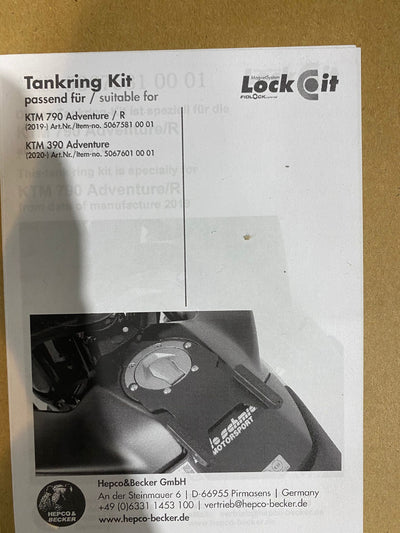 Tankring Lock-It for KTM 390, 790 & 890 ADV